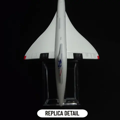 Skala 1:400 Metallflygplansreplika 15 cm Air France Concorde-modell Flyggjuten Miniatyr Barnrumsinredning Presentleksaker för Pojke 10 best sales konkorde - №5
