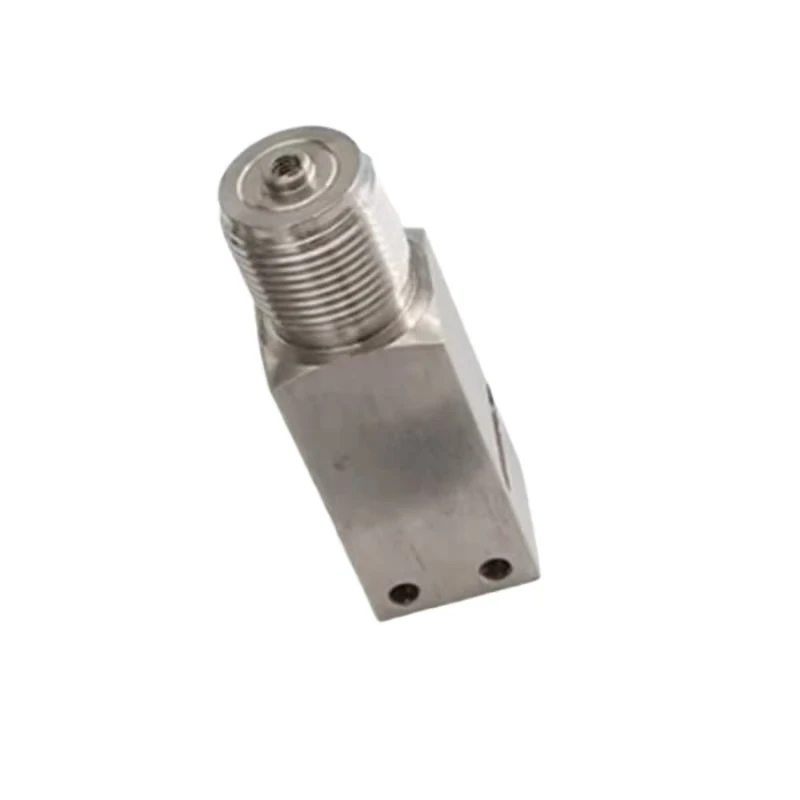 

Stainless steel CNC machined threaded fitting valve block Threaded control valve body Threaded connection valve parts with holes