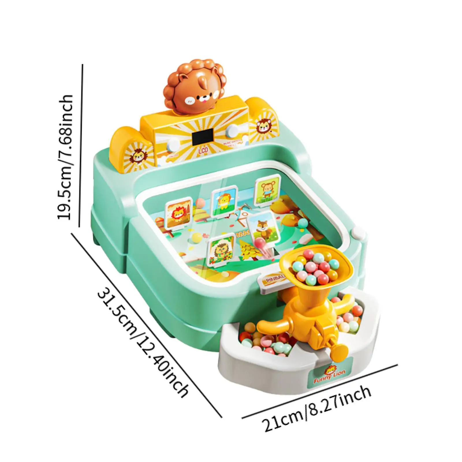 เด็กเครื่อง Pinball ทนทานเด็ก Marbles ของเล่นของขวัญคะแนนตารางเกมสําหรับห้องนั่งเล่น Dorm เทศกาลชายหญิง