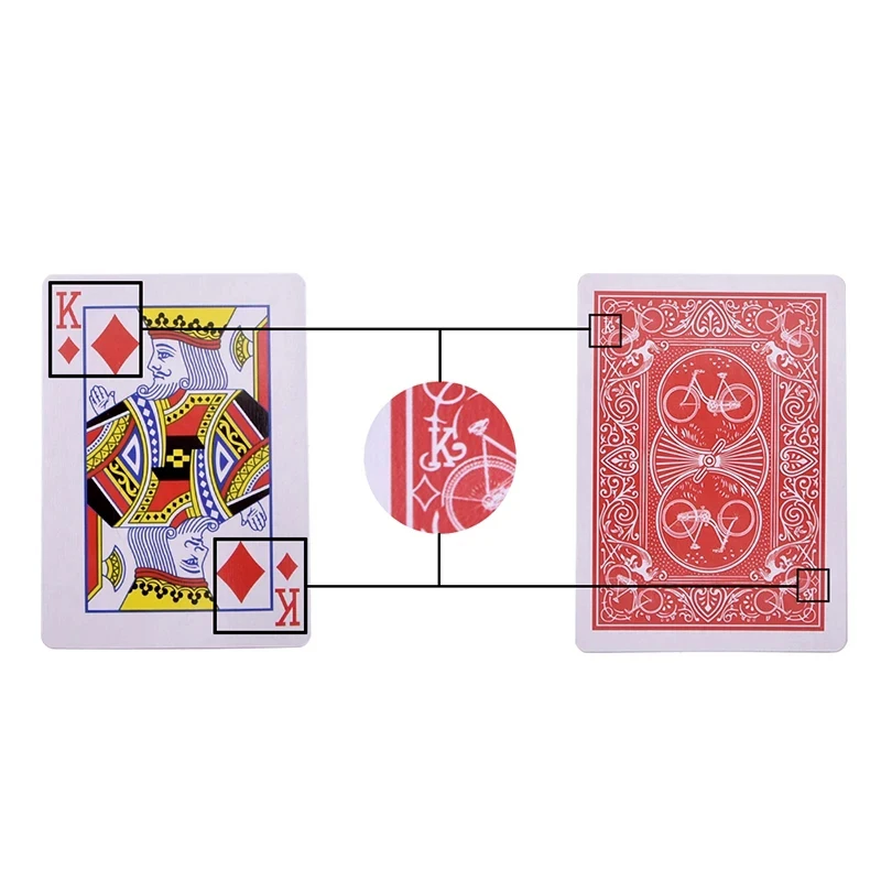 Magic Tricks Marked Cards Stripper Deck Playing Cards Poker Magia Close Up Street Illusions Gimmicks Mentalism Props Kids Toys