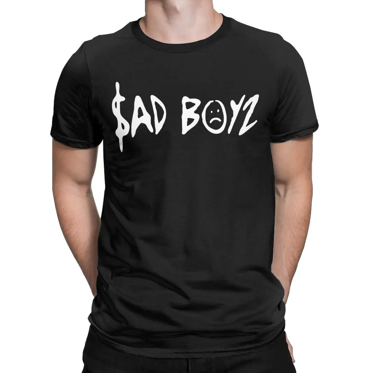 Men Rancho Humilde Sad Boyz T Shirt Pure Cotton Tops Creative Short Sleeve O Neck Tee Shirt Classic T-Shirt