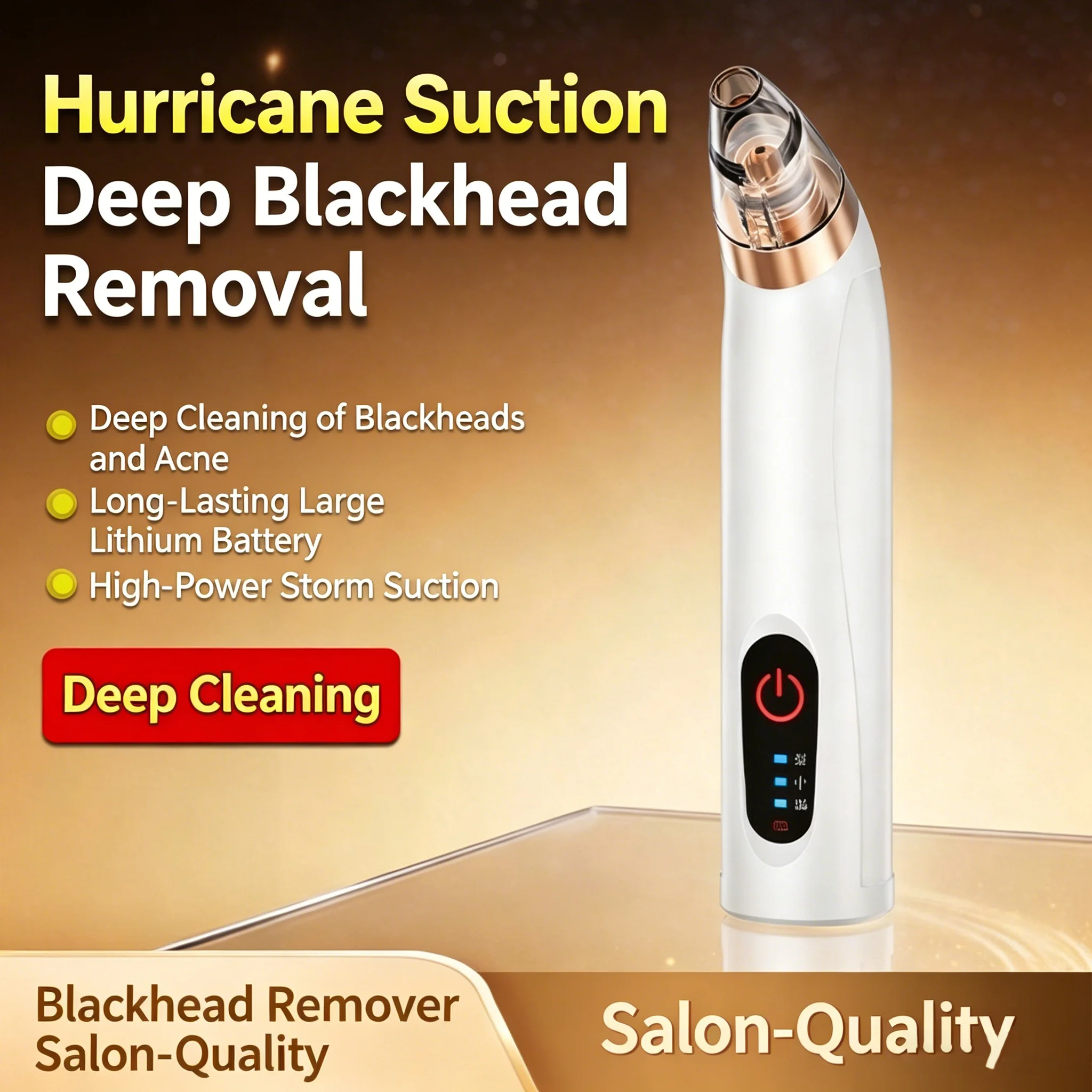 Electric Blackhead Suction Device with Visualized Small Bubble Technology Facial Pore Cleaner for Beauty And Blackhead Removal