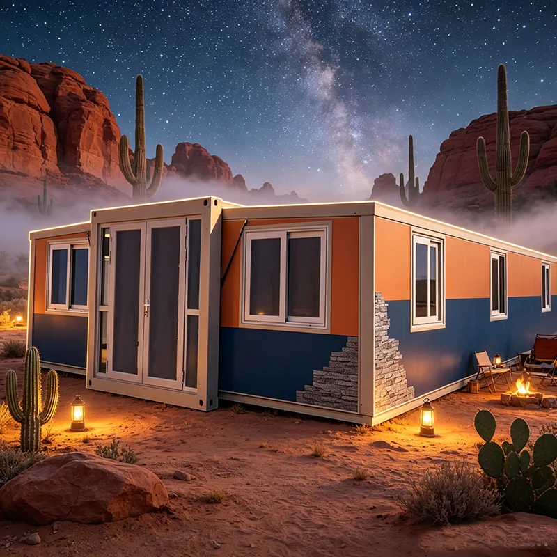Modular Container House Custom Layout Luxury Shipping Container Villa