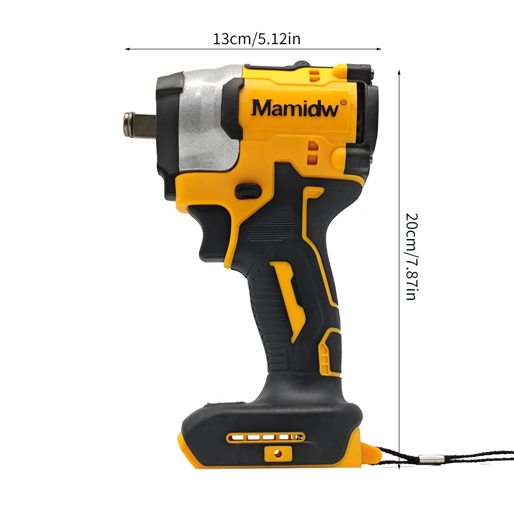 مفتاح ربط بدون فرش 800N.m سائق لاسلكي عزم دوران كبير متغير السرعة أدوات المفتاح الكهربائي لدبوس بطارية ديوالت 20 فولت #6
