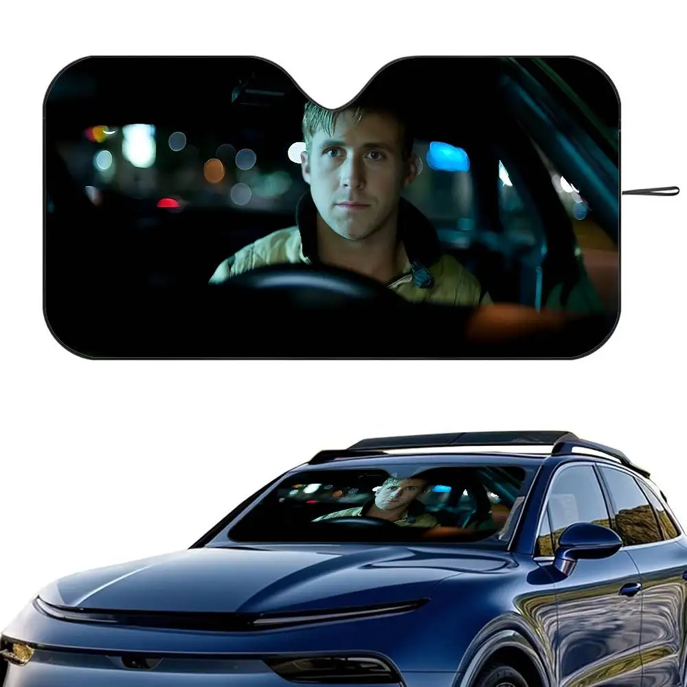 

1PC D-Drive MOVIE Movie Car SunShade Windshield Foldable Three-layer Insulation Sunshade By Suction Cup Blocks UV Rays Sun
