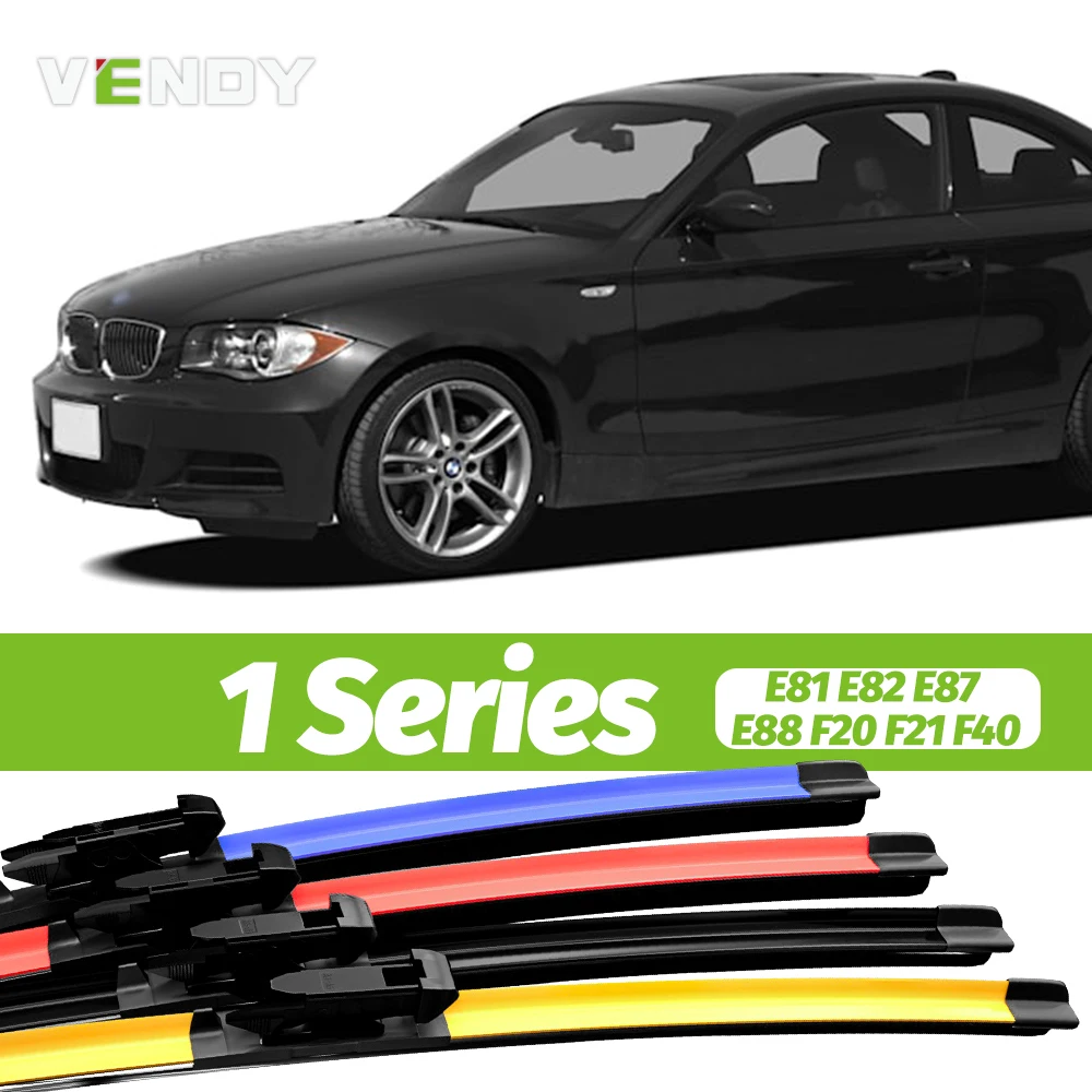 2 stücke Frontscheibe Wischer Klingen Scheibenwischer Für BMW 1 Serie E81 E82 E87 E88 F20 F21 F40 2004-2024 2017 2018 2019 2020