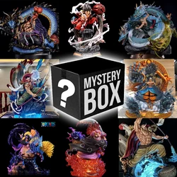 EEN STUK Figuur Anime Figuur Blind Mystery Box Shanks Teach Luffy Buggy Zoro Shanzhi Nami Lucky Box Willekeurige Persoon Verrassingsdoos