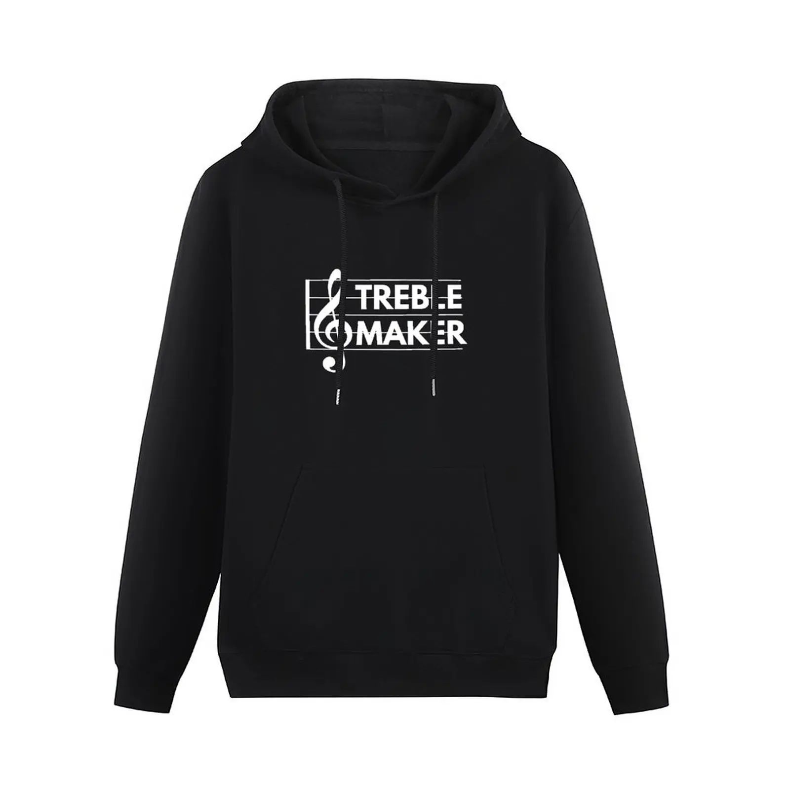 Treble Maker - Funny Music Pun Pullover Hoodie clothes for men graphic hoodies