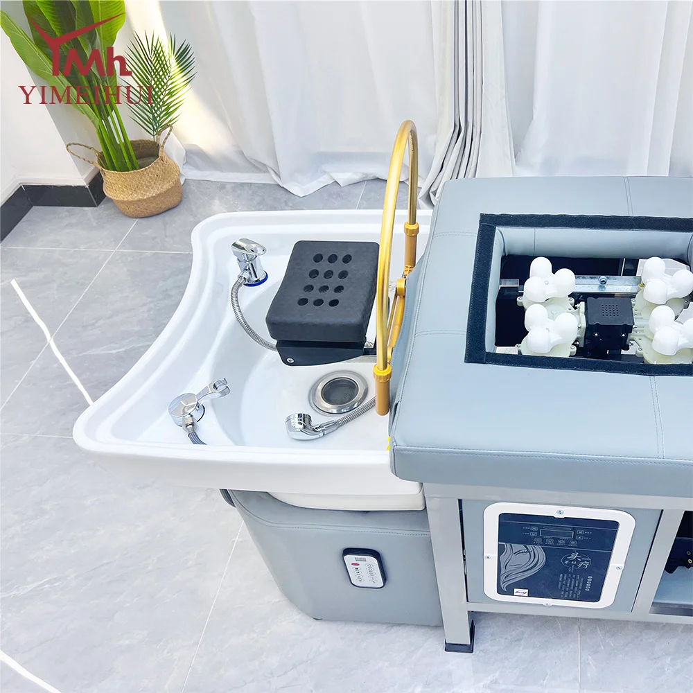 Multi-function Hair SPA Washing Bed Water Circulation Electric Massage Head SPA Shampoo Bed
