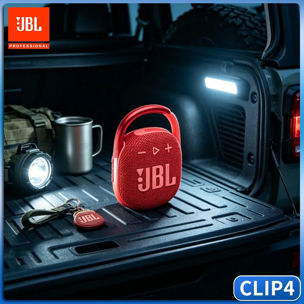 Frost Balcony Stereo Bass JBL CLIP4 Handsfree IP67 RGB Portable Dustproof Bluetooth Speaker TF Card Mini Quick Clear Box