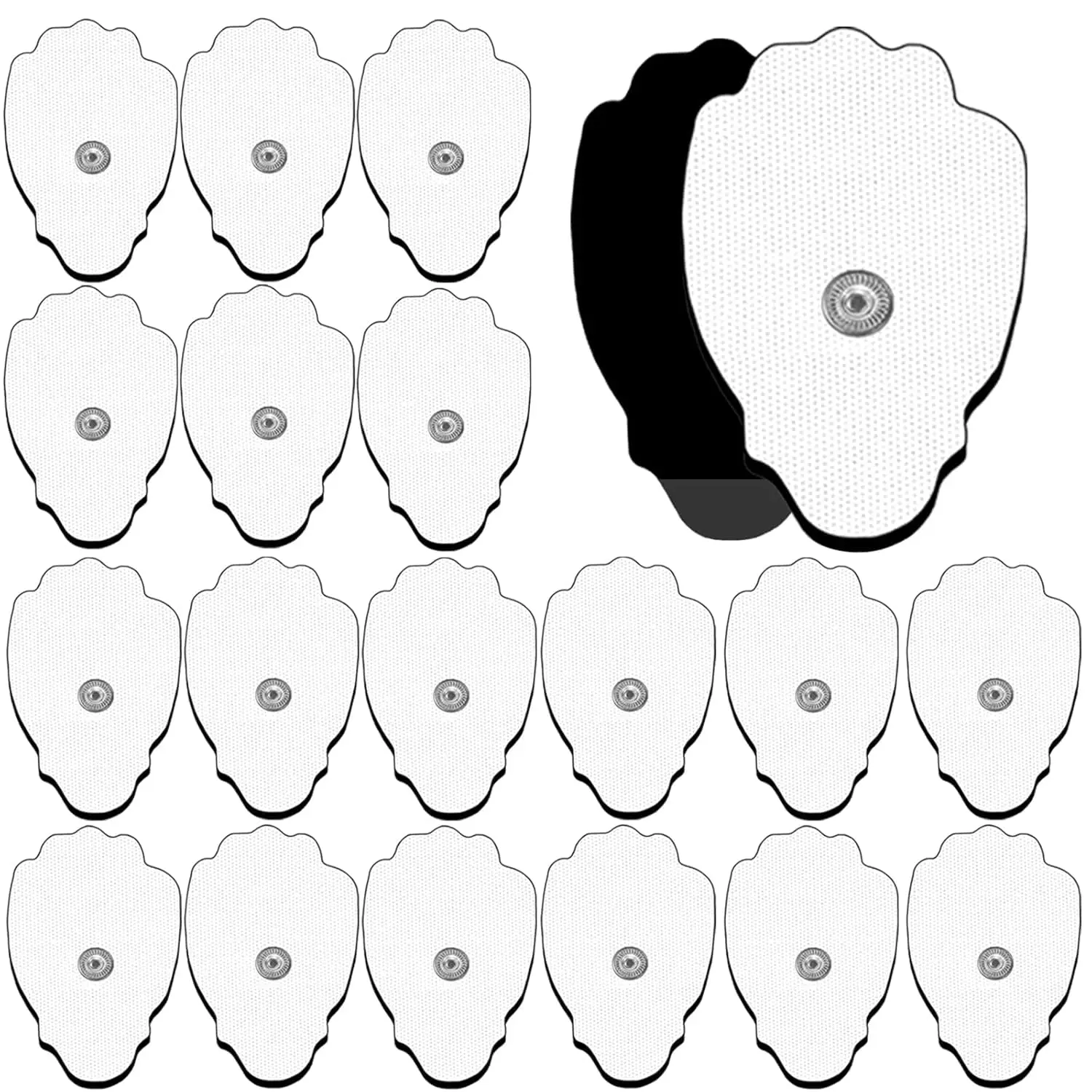 

Самоклеящиеся электродные накладки 4,6x6,2 см для электрического TENS-массажера, цифровой импульсной акупунктурной терапии, массажный патч для похудения