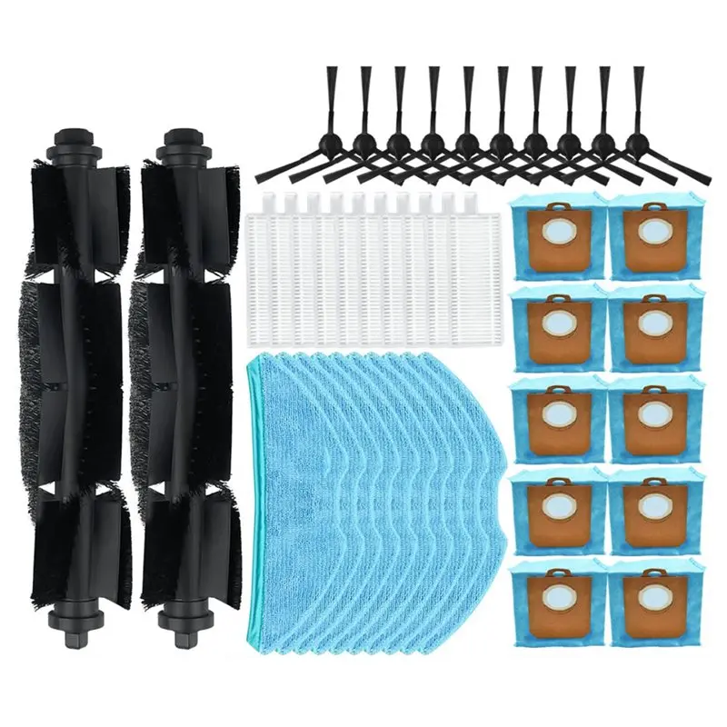 【RAMADAN SALE】Robot Vacuum Cleaner Replacement Parts Fit For Homerun 3000/XU3100/XU3110/XU3000-Main Side Brush Filter Mo