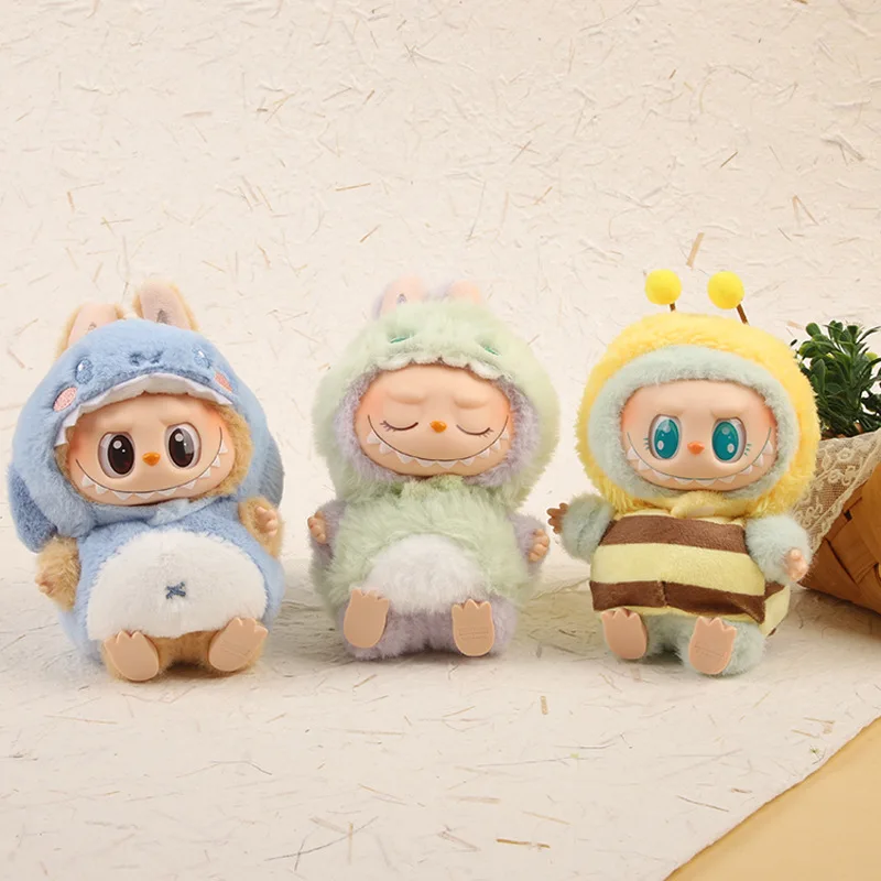 

Clothes only, first and second generation Labubu clothes pendant Labubu sitting party baby clothes shark bee dinosaur clothes