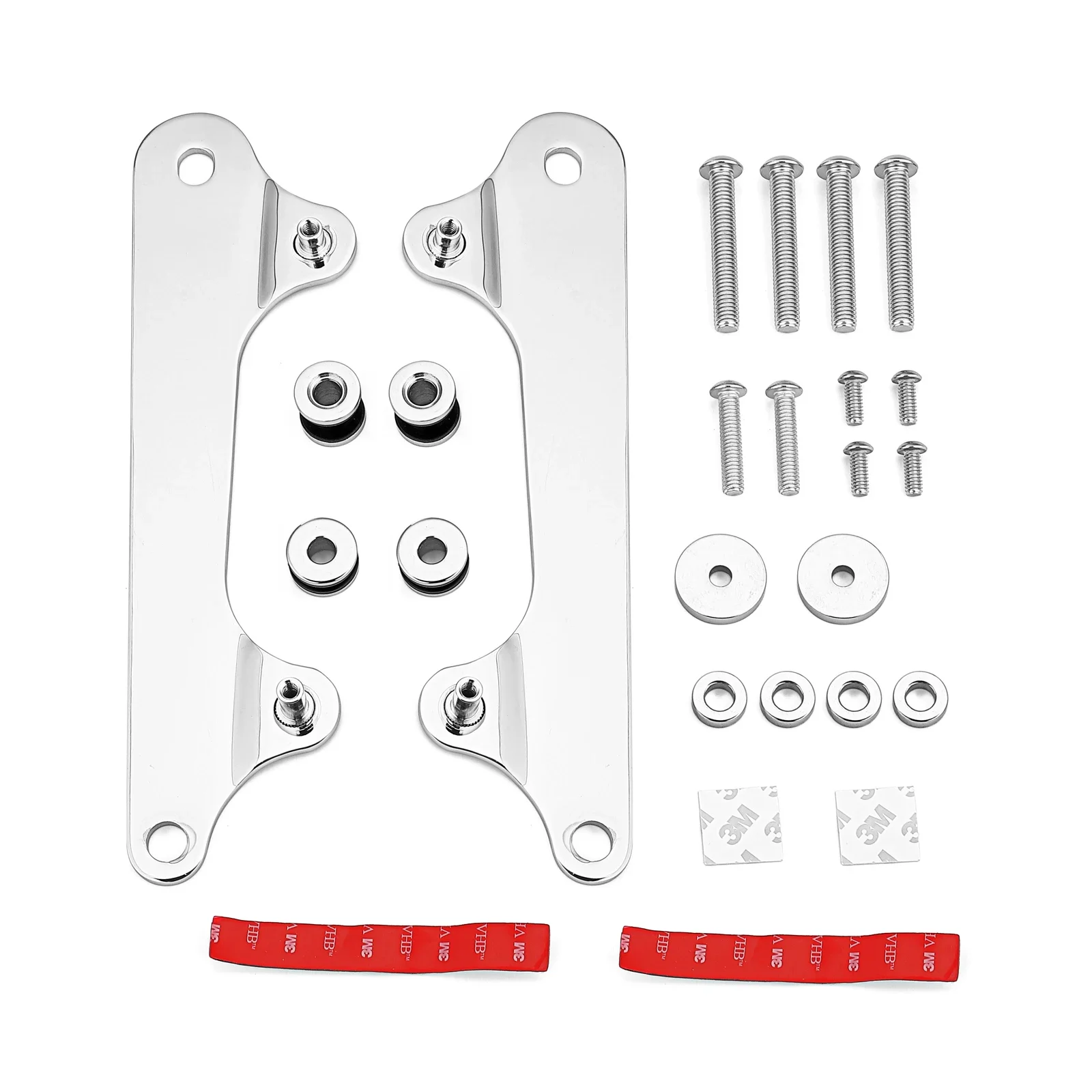 

For Harley Davidson Dyna FLD 2012-2016 #52300065 Motorcycle Detach Sissy Bar Passenger Backrest Rack Docking Hardware Kit