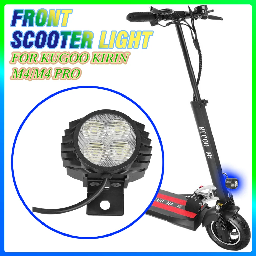 

Для Kugoo Kirin M4/M4 Pro электрический скутер Высокое качество 2в1 светодиодные звуковые фары улучшения ночной безопасности оригинальные аксессуары