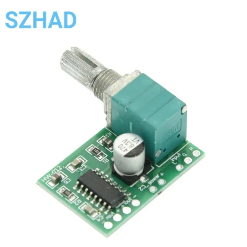 Mini PAM8403 DC 5V 2 Channel USB Digital Audio Amplifier Board Module 2 * 3W Volume Control with Potentionmeter