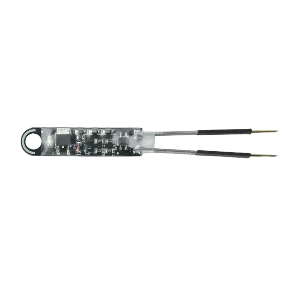 Tweezers Type Capacitor Discharge Pen 1000UF AC DC Constant Current Discharge Retractable Probe with LED Indicator Repair Tool