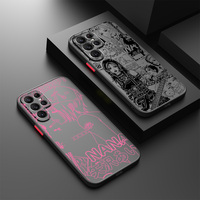 Anime Cool Nana For Samsung A73 72 71 56 53 52 51 42 36 33 32 31 26 23 22 21 14 13 Frosted Translucent Phone Case Funda Cover