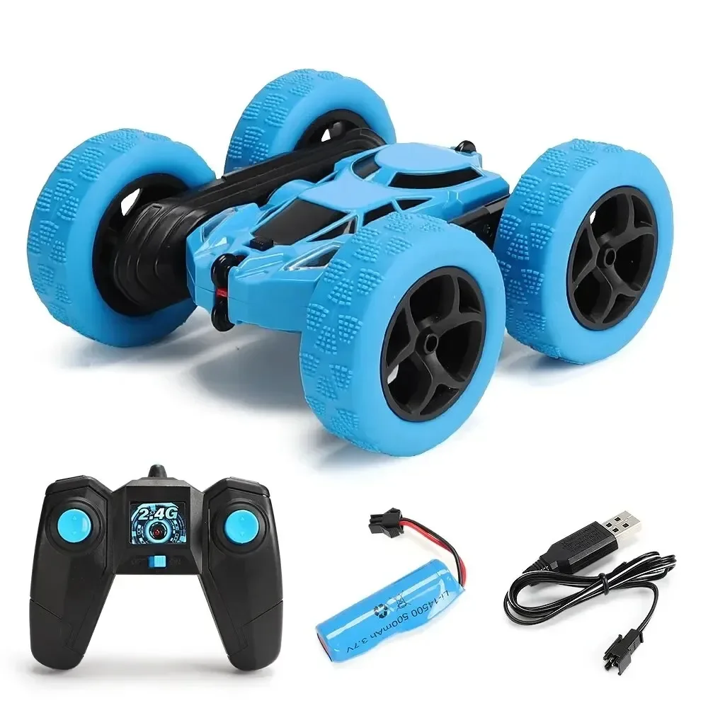 Stunt Car Children Double Sided Flip 2.4G Remote Control 360 Deree Rotation Off Road Drift  Car Gifts For Kids Adults Boys