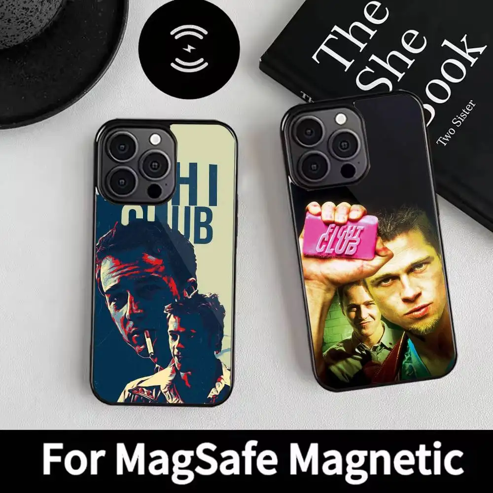 

Movie F-Fight Club Phone Case For iPhone 17,16,15,14,13,12,Plus,Pro,Max for Magsafe Magnetic Wireless Charging