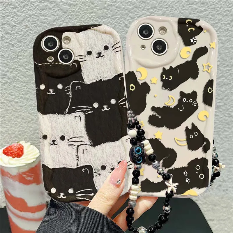 Black Cat Chain Cas…