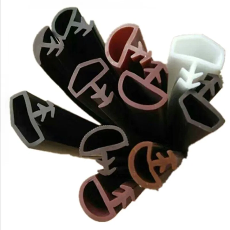 

5 м силиконовая деревянная уплотнительная лента для дверных зазоров, электрическая коробка, заполняющие полоски, резиновый профиль, оконные двери, слот для карт, шумоизоляция