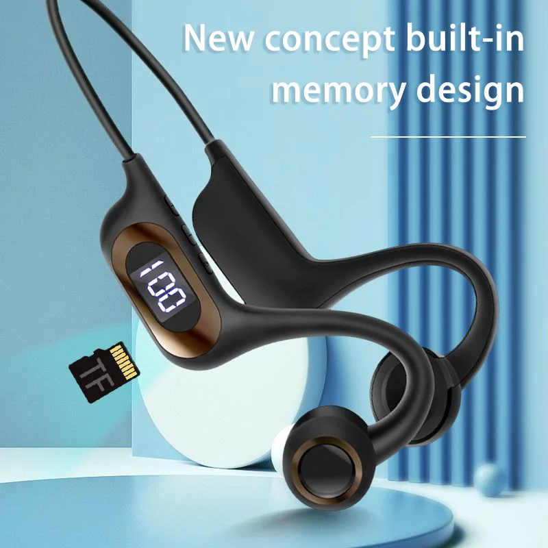 Słuchawki G3 z przewodnictwem kostnym, słuchawki Bluetooth, bezprzewodowe słuchawki z przewodnictwem powietrznym, wodoodporne, do biegania i sportu. — zdjęcie produktu 2