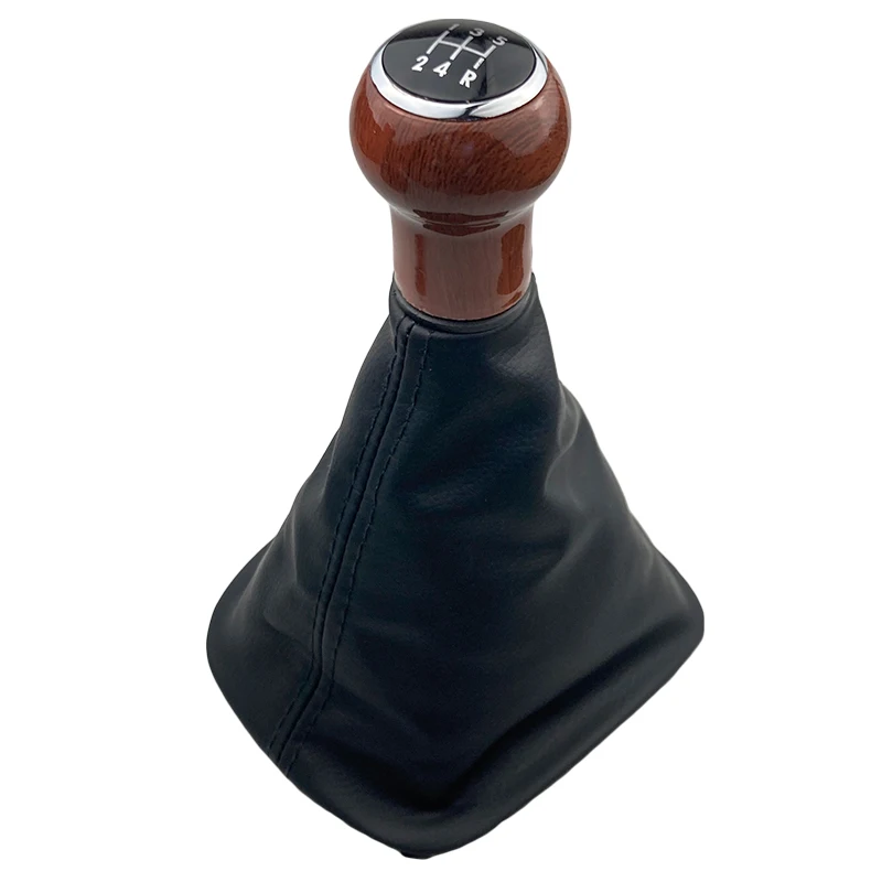 Gear Shift Knob Shifter Lever Stick Gaiter Boot Cover Cars Accessories For Volkswagen VW Passat B5 B5.5 1998-2004 Black Beige