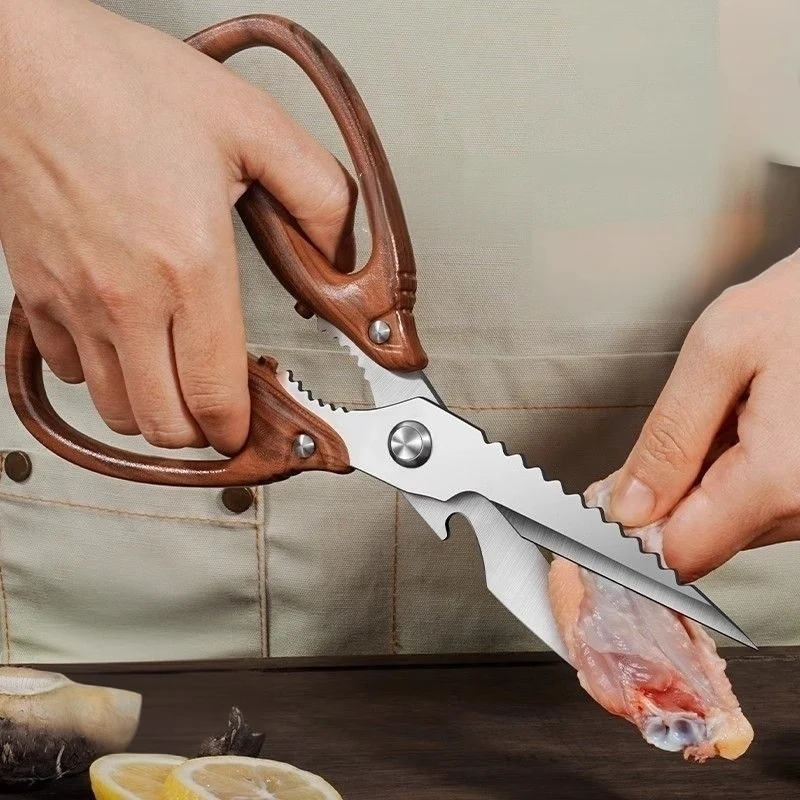 Multifunctional Kitchen Scissors for Home Use Professional Bone Cutting Scissors for Chicken Duck Goose - Strong Cutting Commerc