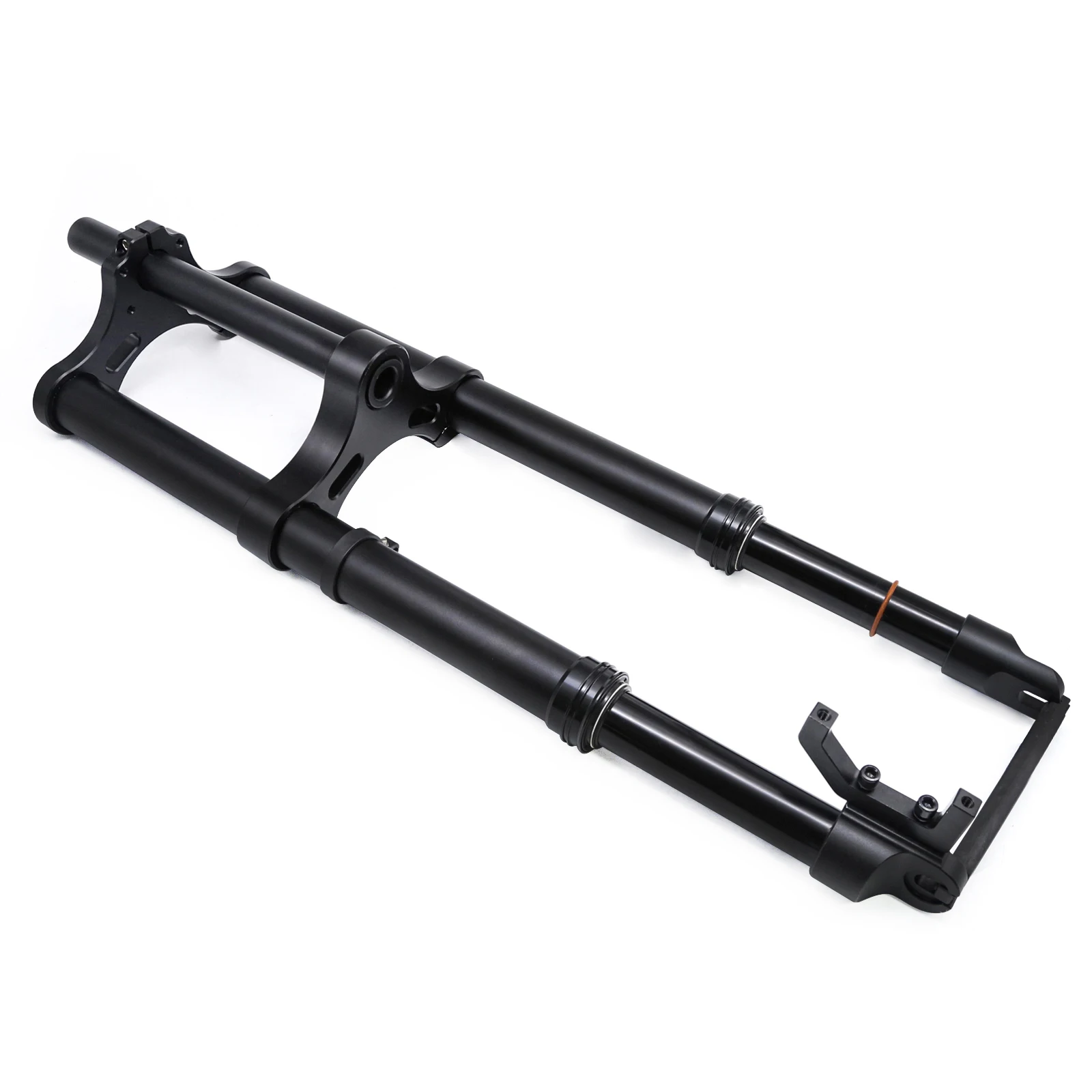FXCNC 20'*4.0 Dual Shoulder Air Fork for Beach Snow Bike Electric Bicycles Double Crown Fork QR/Thru-Axle Travel 190MM