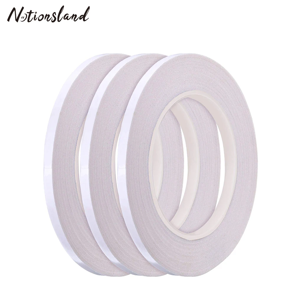 20M/roll Quilting Sewing Tape Wash Away Tape 1/4 Inch Double Sided Adhesive Sticky Tape for Crafts Gift Wrapping Office&Home