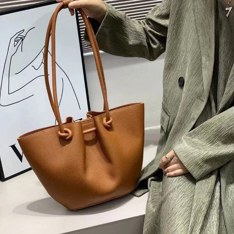 

2025 New Flower Bud Bag Big-capacity Women Single-shoulder Underarm Tote Bags Mother Child Handbag Commuting Original Package