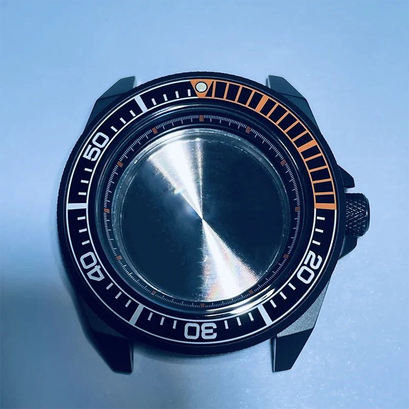 Imagem -02 - Seiko Samurai Mergulho Assista com Caixa Modificada Anel de Cerâmica Vidro Safira 200 Metros à Prova Dágua Nh35 Case para 285 Milímetros Dial