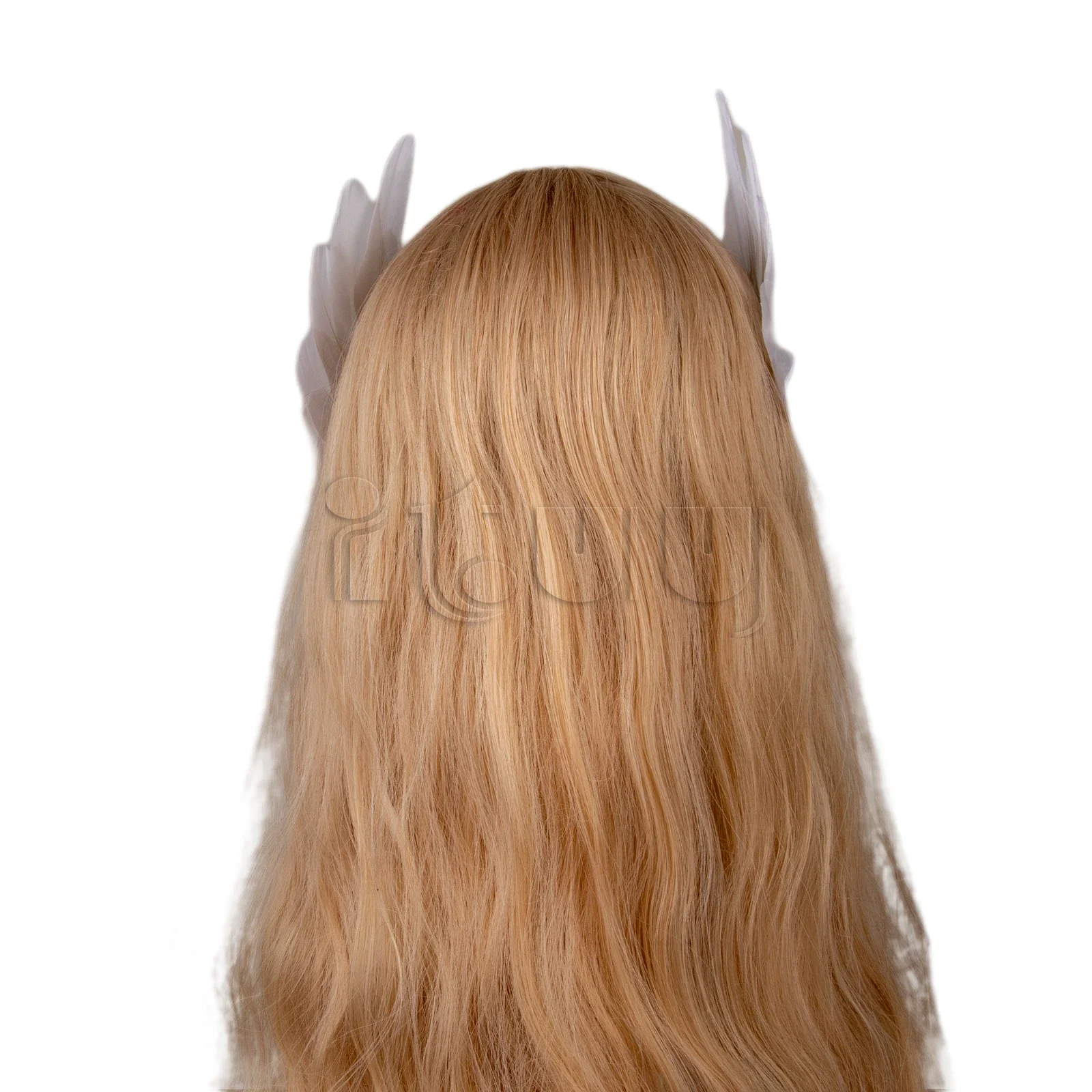 Lolita zijclip witte veer engelenvleugel bloem parel kwastje bruiloft haar ornament haarclip accessoires