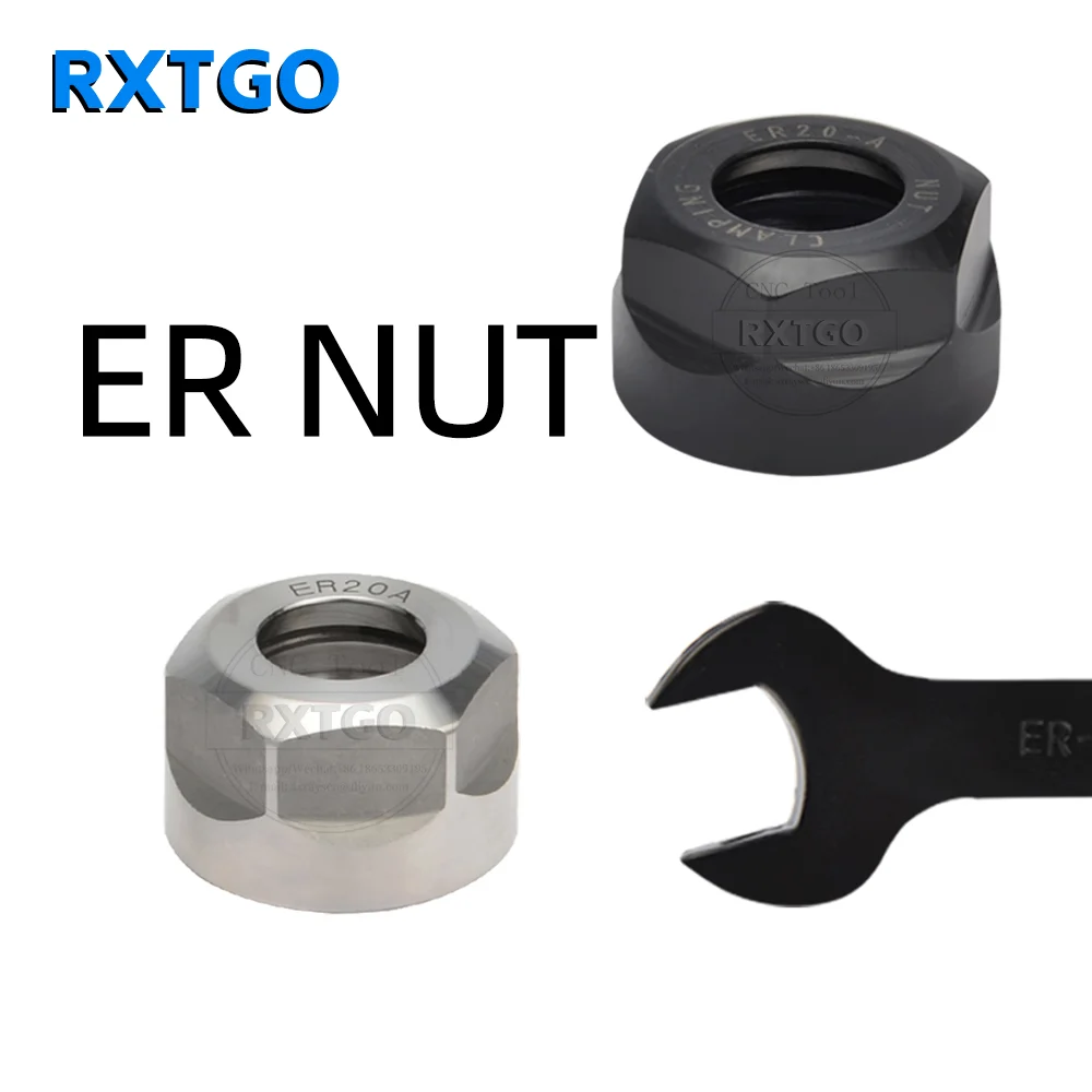 ER Nut Collet Nut ER8 ER11 ER16 ER20 ER25 ER32 A M UM NUT Nut ER Nut for ER Collet and Tool Holder Bracket Tool Extension Rod