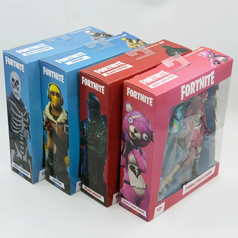 

Фигурка Fortnite Raptor Black Knight Skull Trooper Premium Cuddle Team Leader MogulMaster, украшение для комнаты, игрушка, подарок