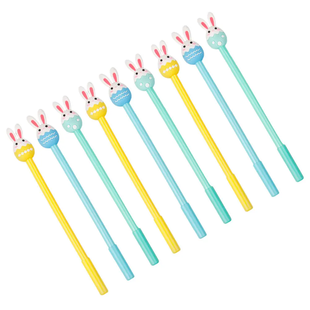

15Pcs Cartoon Bunny Sign Pens Smooth Gel Pens for Kids Students Writing Tools Cute Kids Prize Gifts Portable Stationery