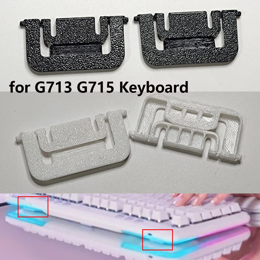 

2Pcs Replacement Keyboard Bracket Leg Stand For G713 G715 Keyboard Foot Stands Leg Holder Support Repair Accessories