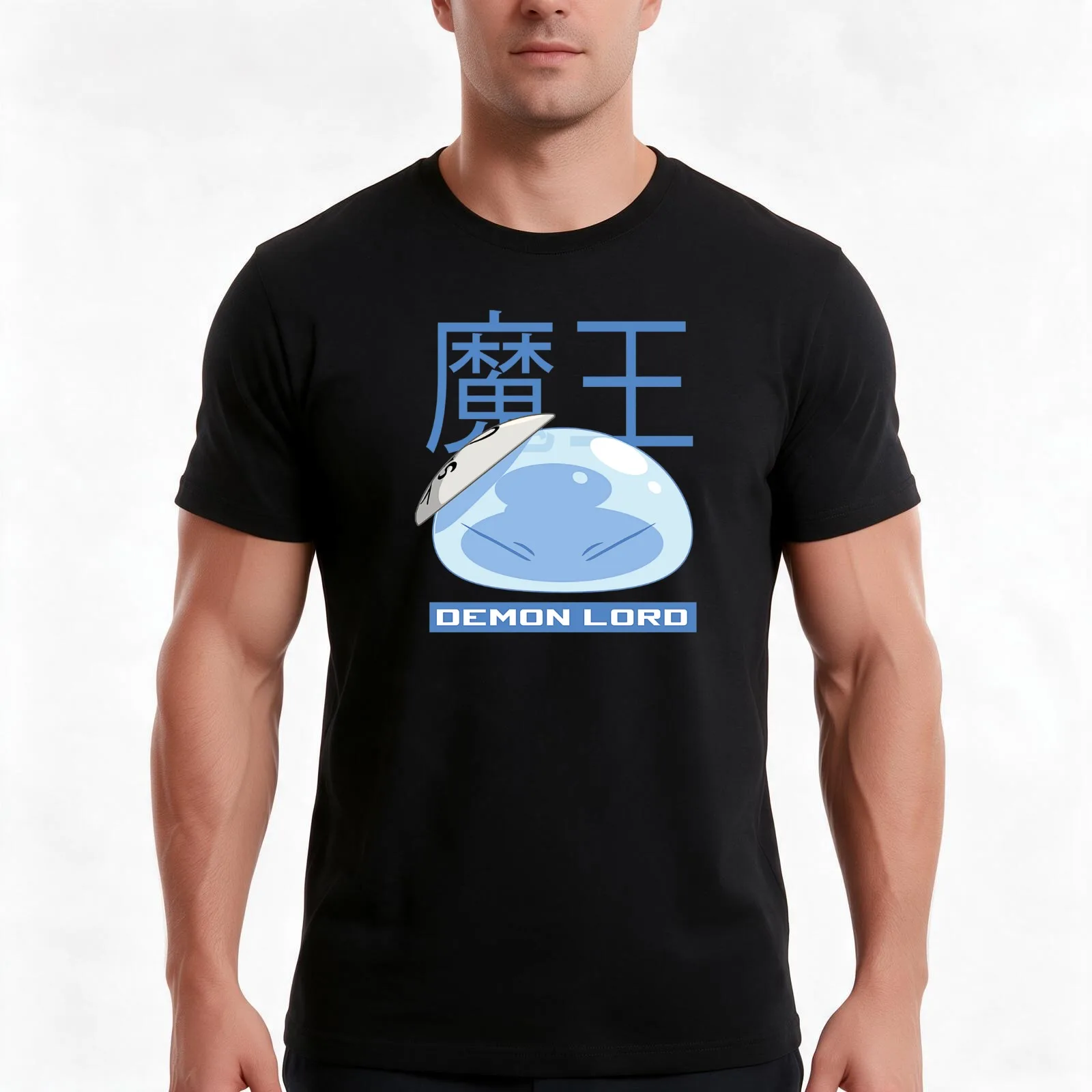 That Time i Got Reincarnated as a Slime T-Shirt, Summer Casual Cotton Tee, Oversized Streetwear Tops, Vintage Graphic Print