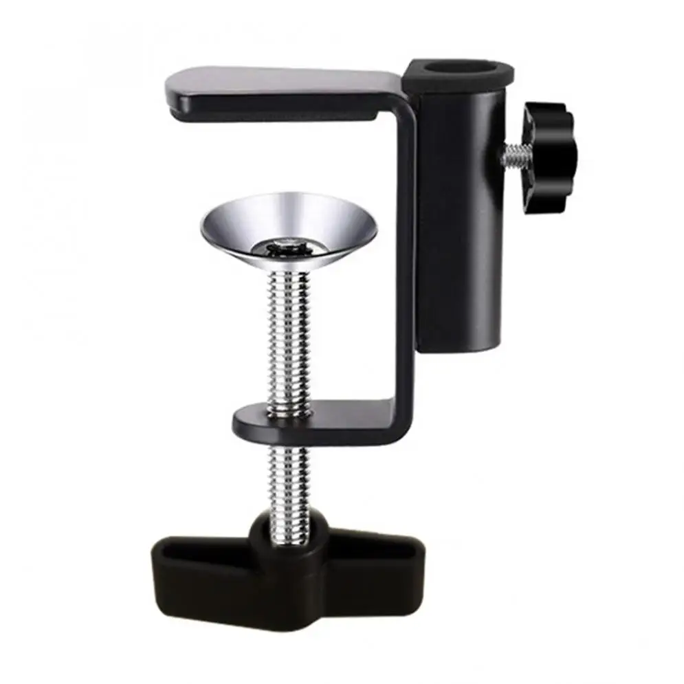 Universal Bracket Clamp Accessories DIY Fixed Metal Clip Fittings Screw Camera Holder for Broadcast Microphone Desk Lamp Clamp