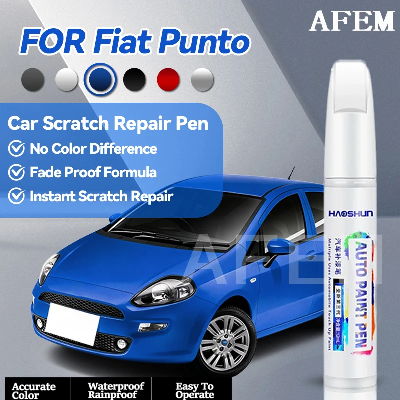Specialized Automobiles For FIAT PUNTO 1993-2018 176 188 199 Paint Repair Pen Touch Up Scratch Remover DIY Auto Accessories Blac
