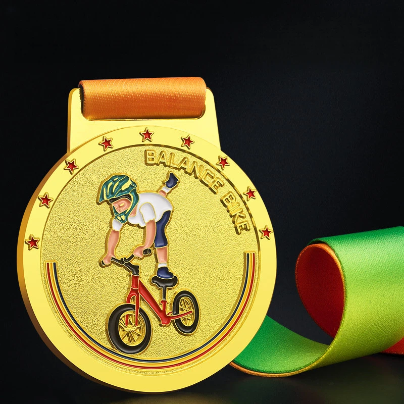 

Balance bike and scooter competition medals School children's kindergarten bicycle competition prizes
