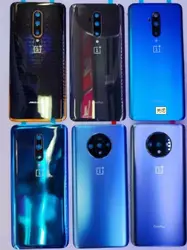 Dla OnePlus 6 6T 7 7T 7Pro 7T Pro powrót pokrywa baterii obudowa na tył telefonu Case z obiektywem struktura na kamerę obejmuje naprawy części