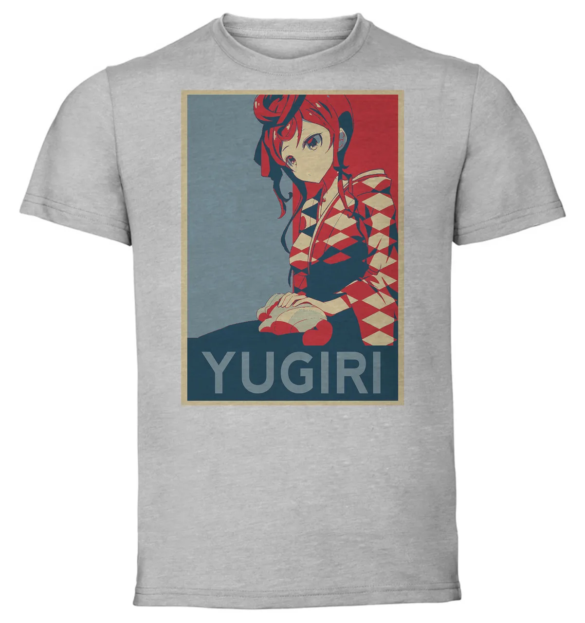 T-Shirt Unisex - Grey - Propaganda - Zombieland Saga Yugiri