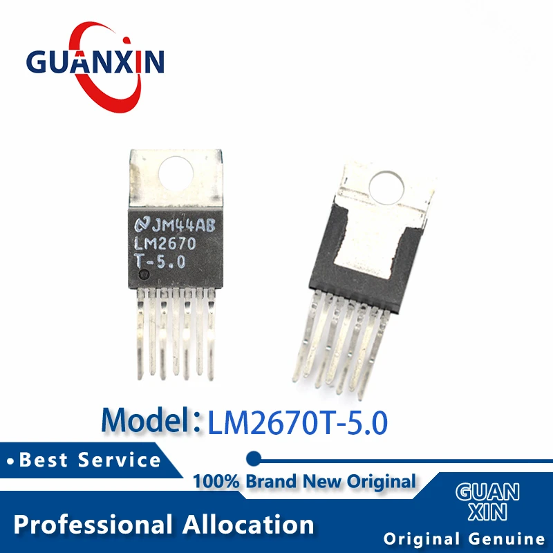 

100% New electronics Marking LM2670T-5.0 TO-220-7 LM2670