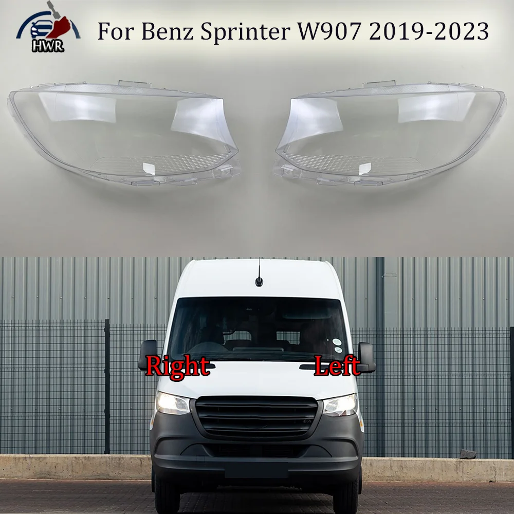 

Для Mercedes-Benz Sprinter W907 2019-2023: Защитная крышка/корпус передней фары (галоген)