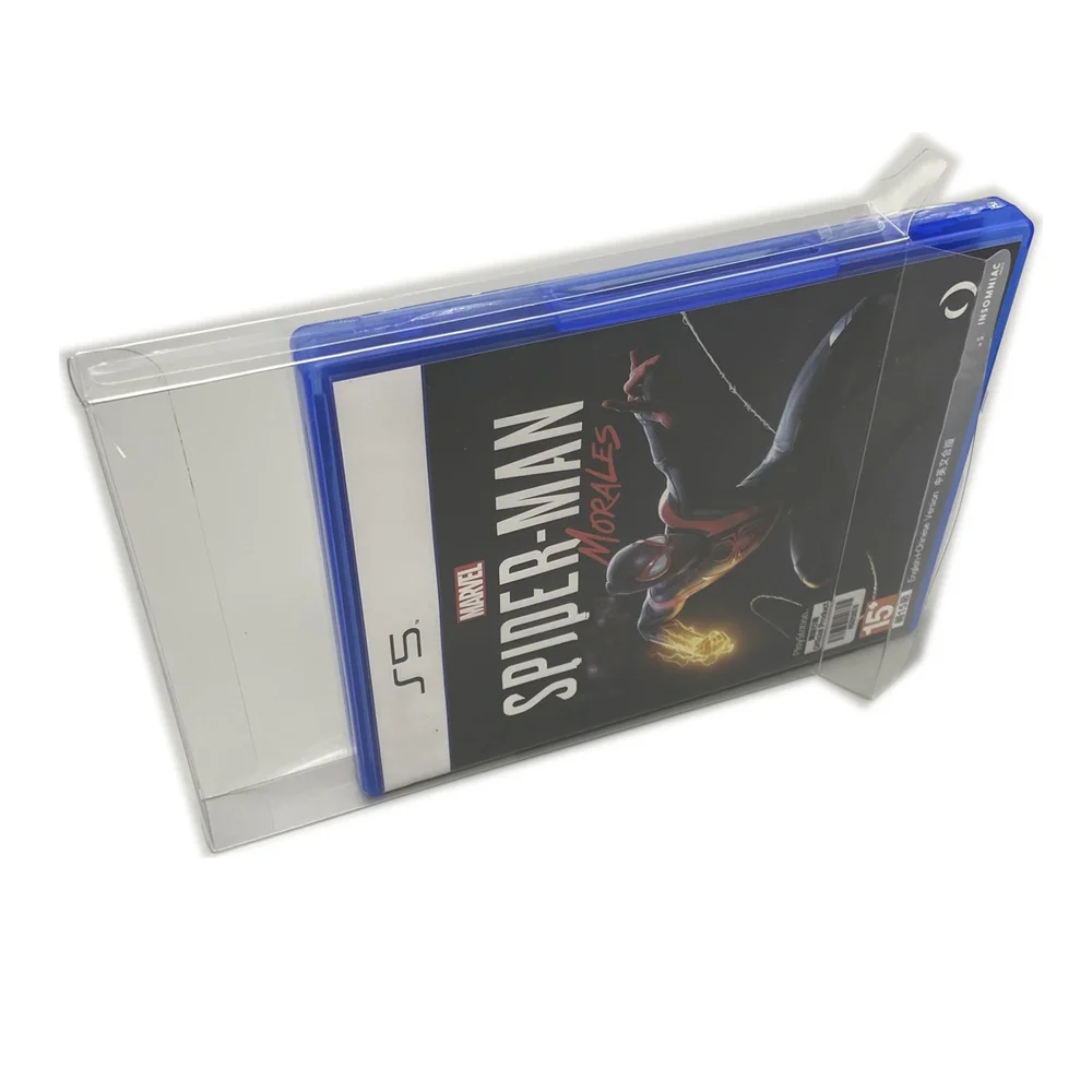 Collection Display Box For PS5/Sony PlayStation 5 Game Storage Transparent Boxes TEP Shell Clear Collect Case