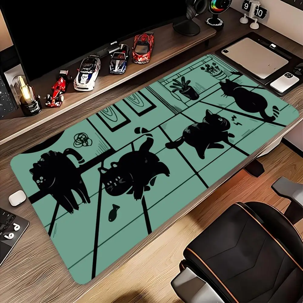 1 pçs mouse pad tamanho grande mouse pad xxl teclado de borracha mouse tapete anti-deslizamento gamer mouse pad portátil escritório em casa mouse cobertor