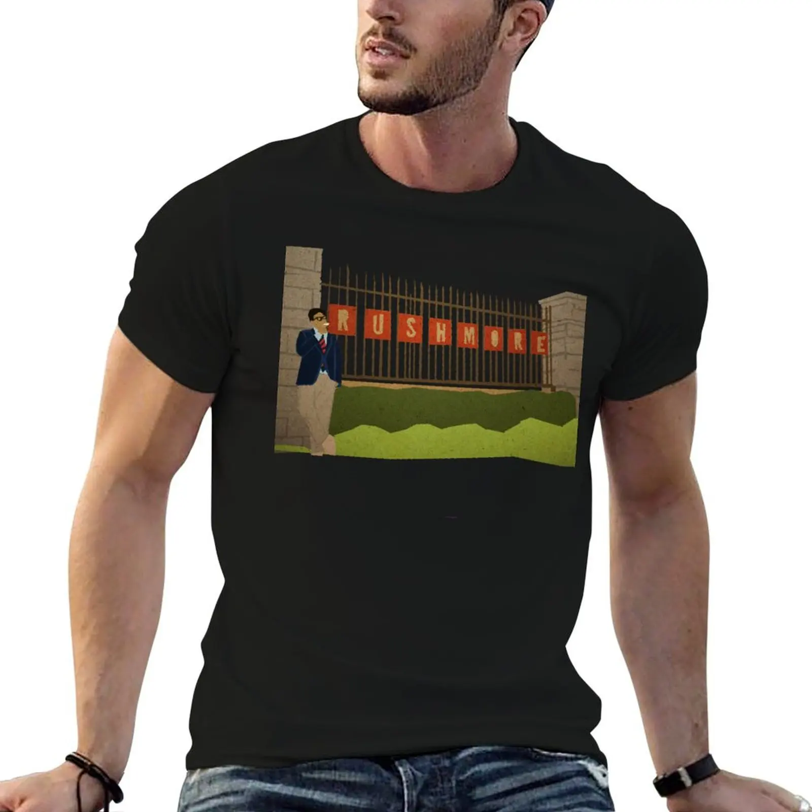 

summer man shirt shirt quality cotton T-Shirt man high t Rushmore t