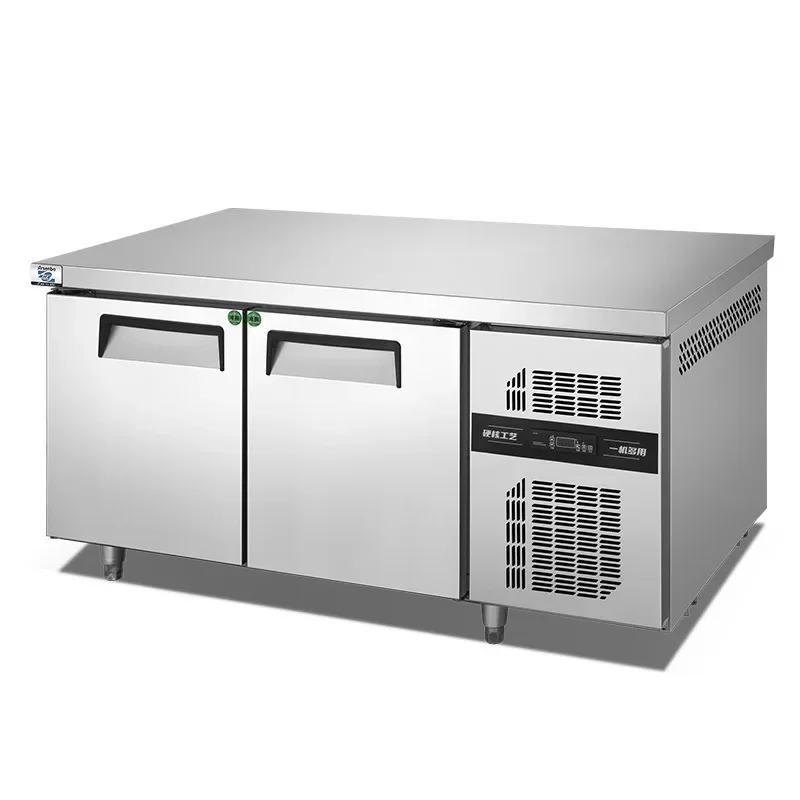 09Commercial Air Cooled Stainless Steel Kitchen Freezer Project Hotel Freezer Refrigeration Workbench